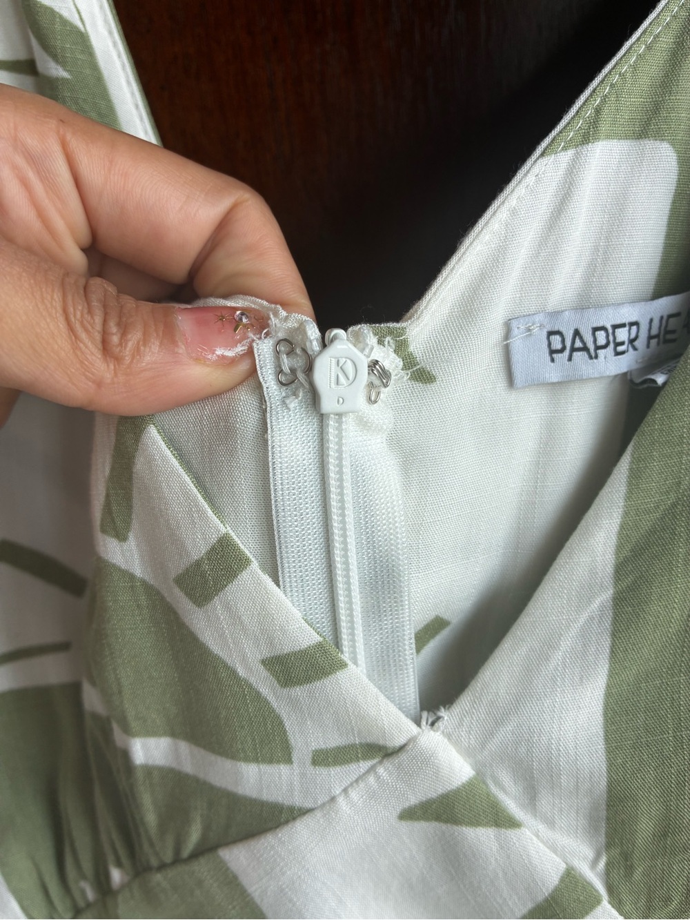 Paper Heart Tropical Print Maxi Dress Size Medium - Picture 5 of 7